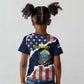 Personalized 54th Massachusetts Infantry Regiment Kid T shirt American Flag Heritage - African Pride