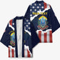 Personalized 54th Massachusetts Infantry Regiment Kimono American Flag Heritage - African Pride