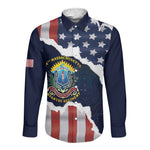 Personalized 54th Massachusetts Infantry Regiment Long Sleeve Button Shirt American Flag Heritage - African Pride