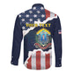 Personalized 54th Massachusetts Infantry Regiment Long Sleeve Button Shirt American Flag Heritage - African Pride