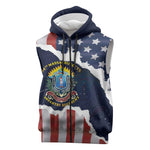 Personalized 54th Massachusetts Infantry Regiment Sleeveless Zip Hoodie American Flag Heritage - African Pride