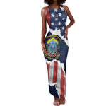 Personalized 54th Massachusetts Infantry Regiment Tank Maxi Dress American Flag Heritage - African Pride