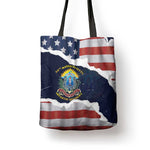 54th Massachusetts Infantry Regiment Tote Bag American Flag Heritage - African Pride