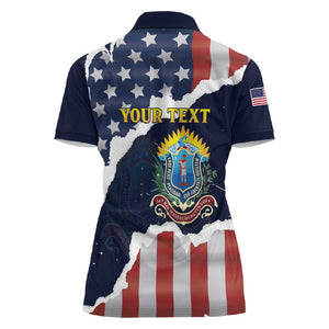 Personalized 54th Massachusetts Infantry Regiment Women Polo Shirt American Flag Heritage - African Pride