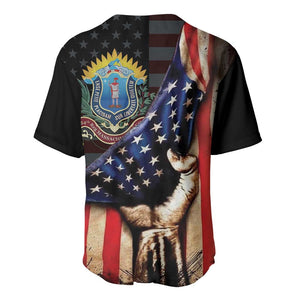 54th Massachusetts Infantry Regiment Baseball Jersey Flag of Freedom - African Pride