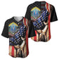 54th Massachusetts Infantry Regiment Baseball Jersey Flag of Freedom - African Pride