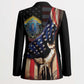 54th Massachusetts Infantry Regiment Blazer Flag of Freedom - African Pride