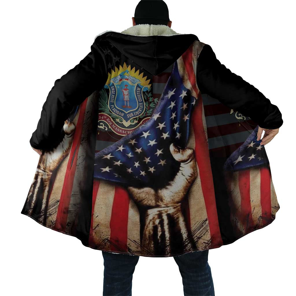 54th Massachusetts Infantry Regiment Cloak Flag of Freedom - African Pride