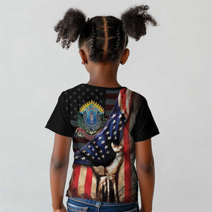 54th Massachusetts Infantry Regiment Kid T shirt Flag of Freedom - African Pride