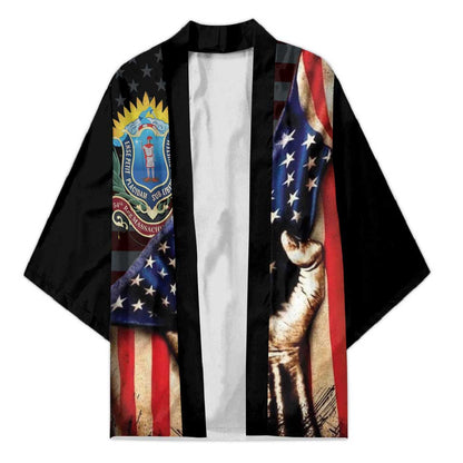 54th Massachusetts Infantry Regiment Kimono Flag of Freedom - African Pride