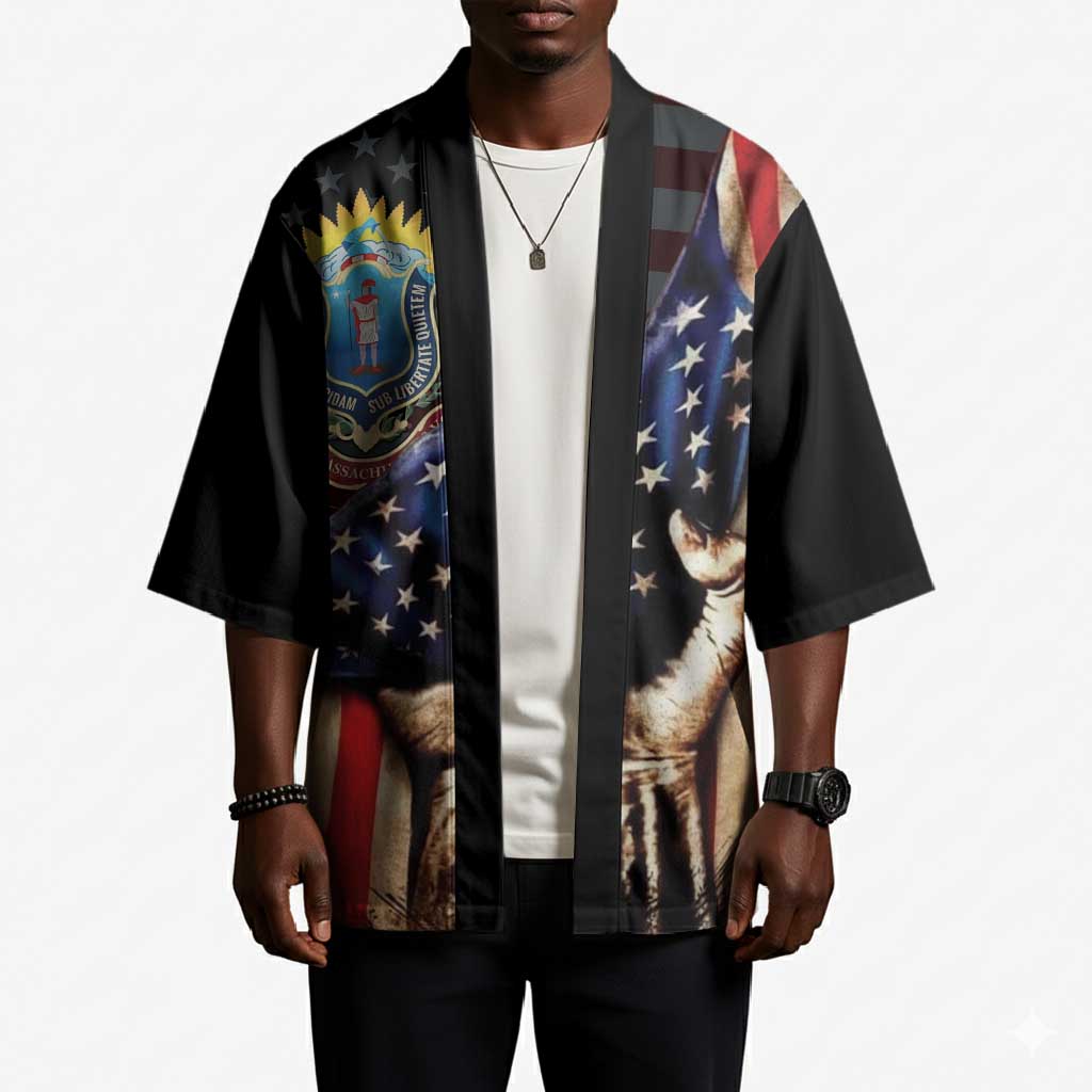 54th Massachusetts Infantry Regiment Kimono Flag of Freedom - African Pride