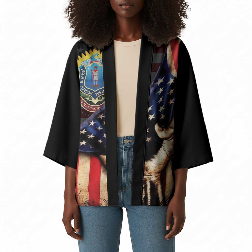 54th Massachusetts Infantry Regiment Kimono Flag of Freedom - African Pride