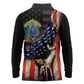 54th Massachusetts Infantry Regiment Long Sleeve Polo Shirt Flag of Freedom - African Pride