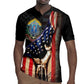 54th Massachusetts Infantry Regiment Rugby Jersey Flag of Freedom - African Pride