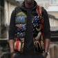 54th Massachusetts Infantry Regiment Sleeveless Puffer Jacket Flag of Freedom - African Pride