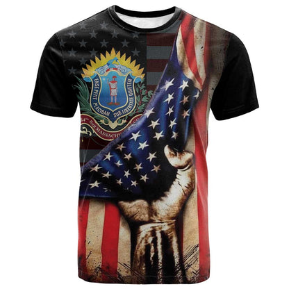 54th Massachusetts Infantry Regiment T shirt Flag of Freedom - African Pride