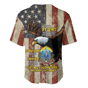 54th Massachusetts Infantry Regiment Baseball Jersey American Eagle - African Pride