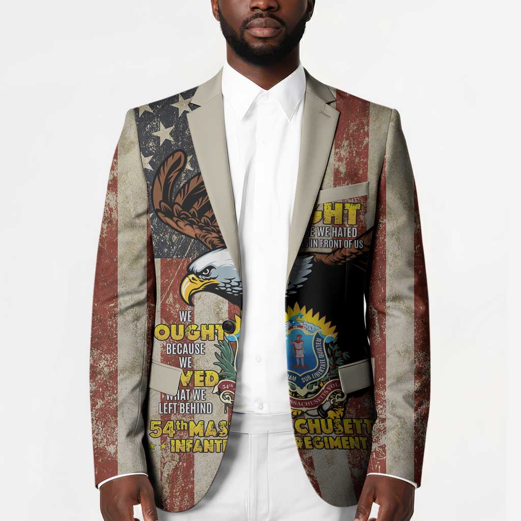 54th Massachusetts Infantry Regiment Blazer American Eagle - African Pride