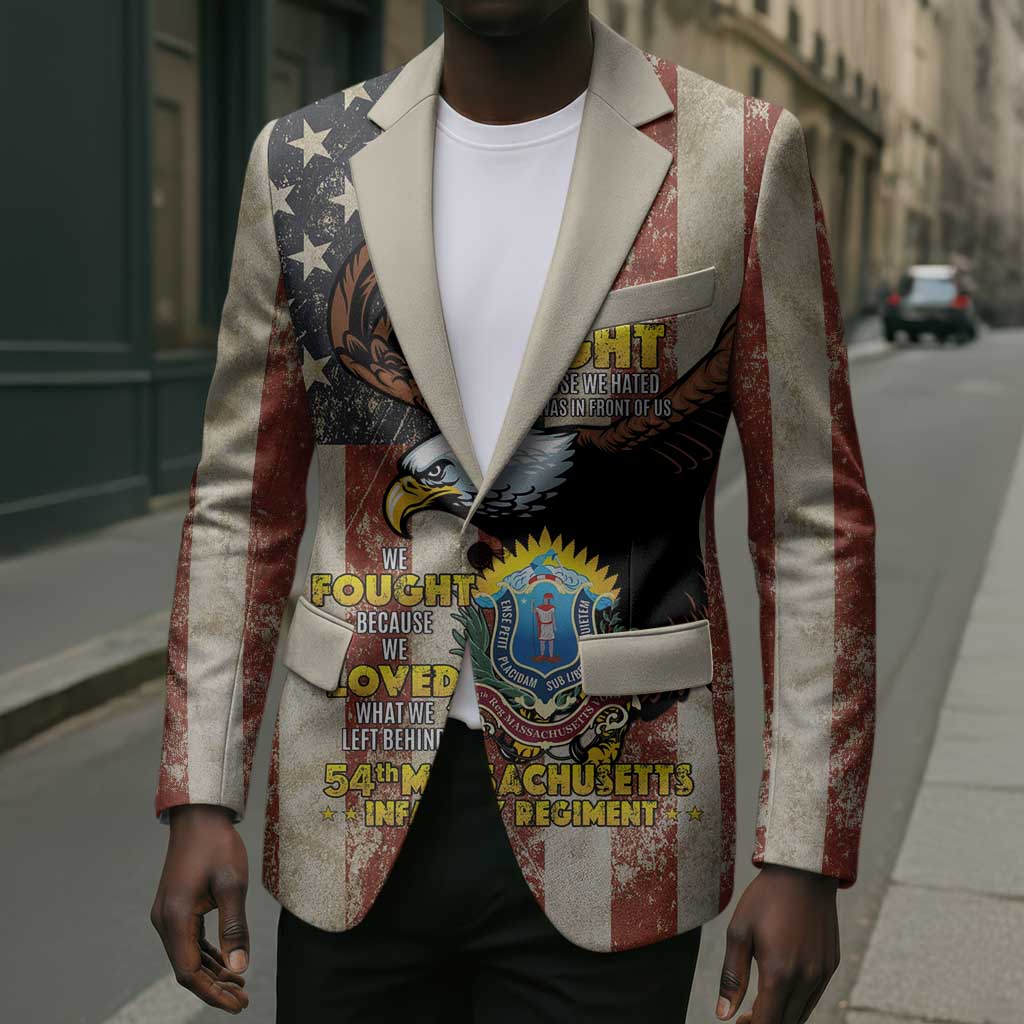 54th Massachusetts Infantry Regiment Blazer American Eagle - African Pride