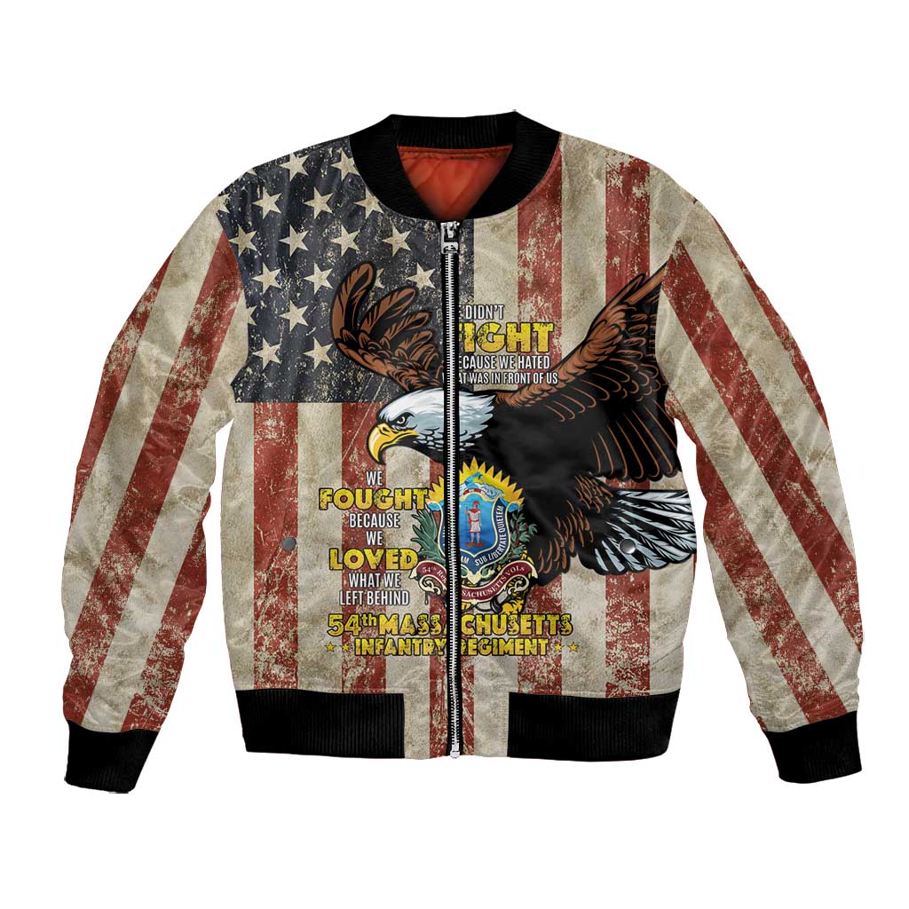 54th Massachusetts Infantry Regiment Bomber Jacket American Eagle - African Pride