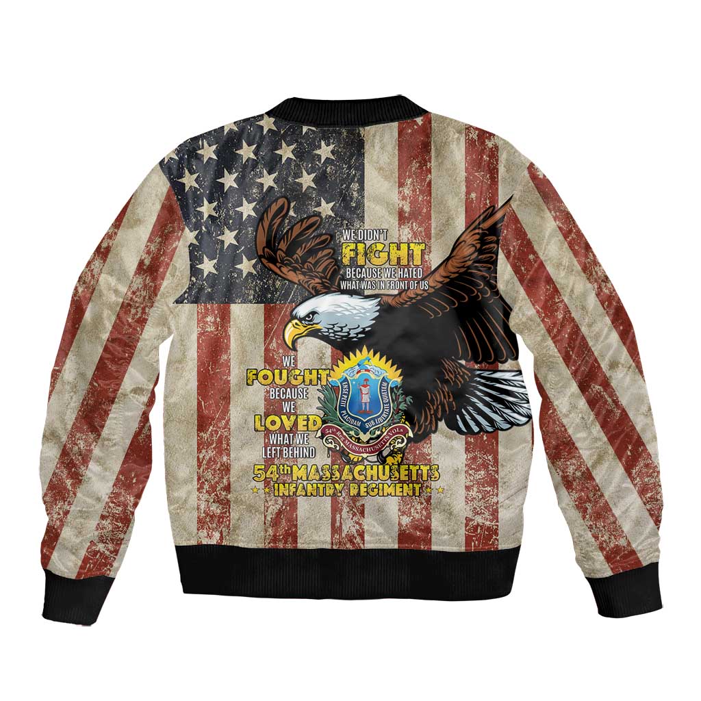 54th Massachusetts Infantry Regiment Bomber Jacket American Eagle - African Pride