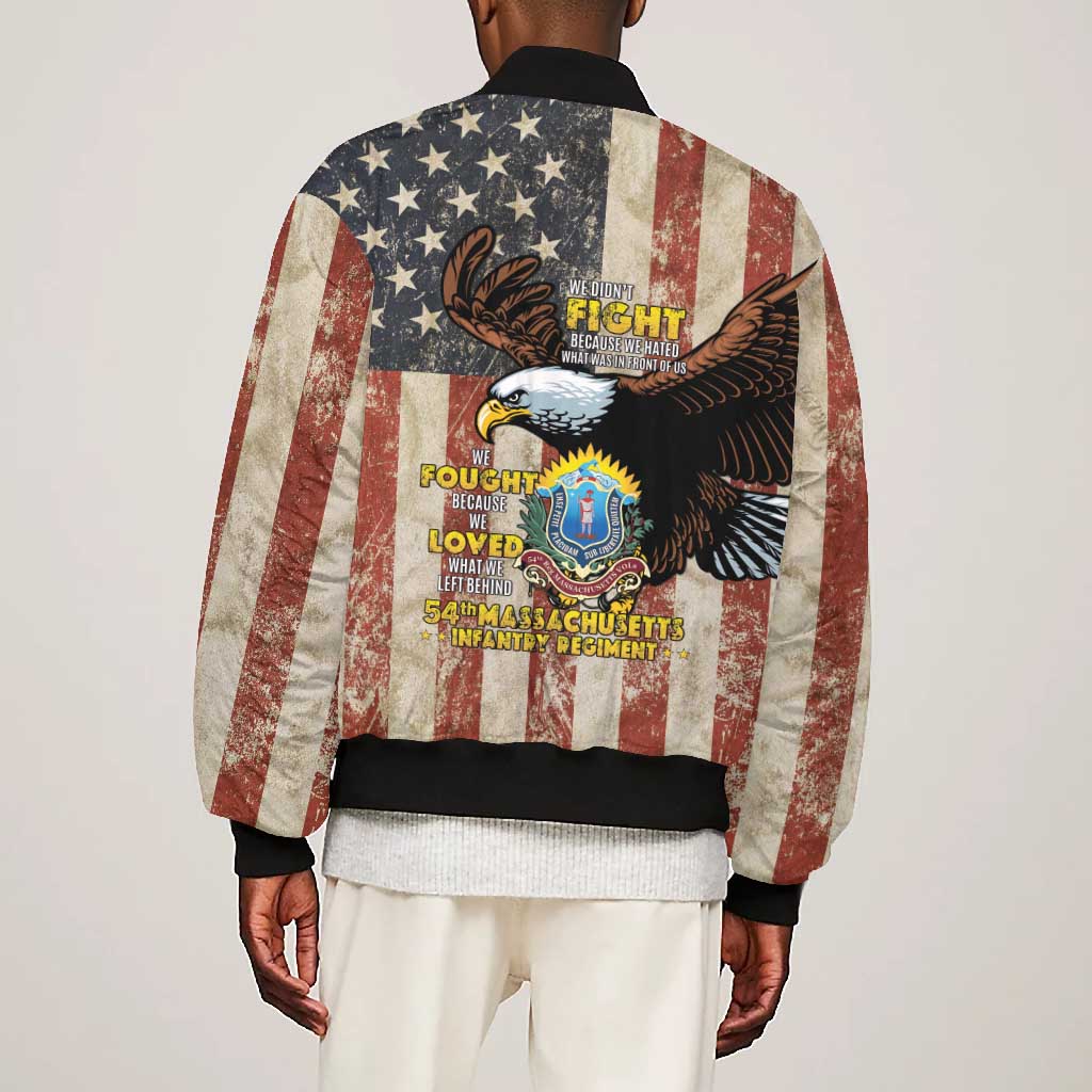54th Massachusetts Infantry Regiment Bomber Jacket American Eagle - African Pride