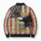54th Massachusetts Infantry Regiment Bomber Puffer Jacket American Eagle - African Pride
