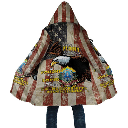 54th Massachusetts Infantry Regiment Cloak American Eagle - African Pride