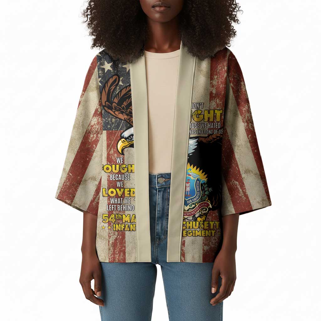 54th Massachusetts Infantry Regiment Kimono American Eagle - African Pride
