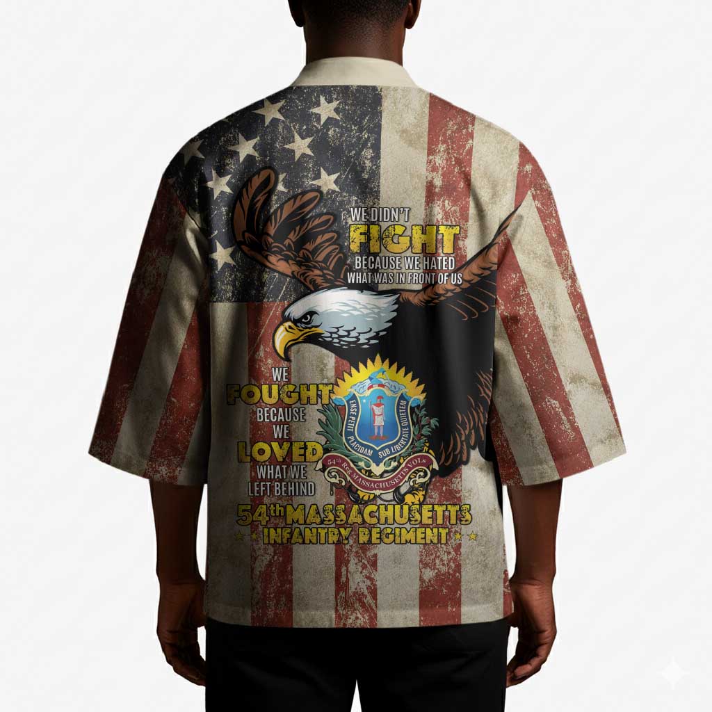 54th Massachusetts Infantry Regiment Kimono American Eagle - African Pride