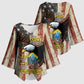 54th Massachusetts Infantry Regiment Kimono Sleeve Blouse American Eagle - African Pride