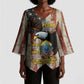 54th Massachusetts Infantry Regiment Kimono Sleeve Blouse American Eagle - African Pride
