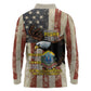 54th Massachusetts Infantry Regiment Long Sleeve Polo Shirt American Eagle - African Pride