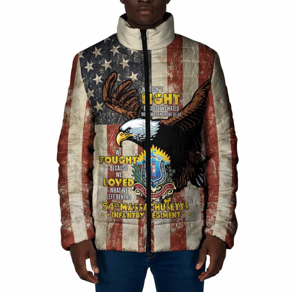 54th Massachusetts Infantry Regiment Padded Jacket American Eagle - African Pride