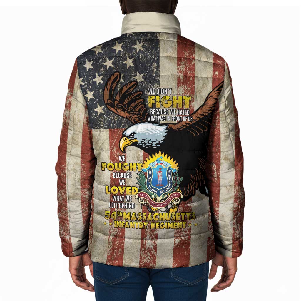 54th Massachusetts Infantry Regiment Padded Jacket American Eagle - African Pride