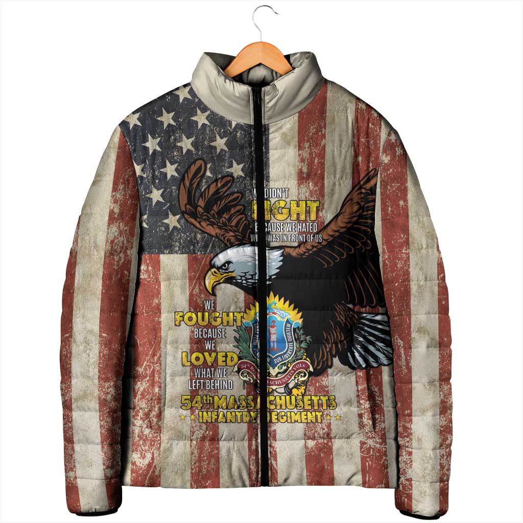54th Massachusetts Infantry Regiment Padded Jacket American Eagle - African Pride