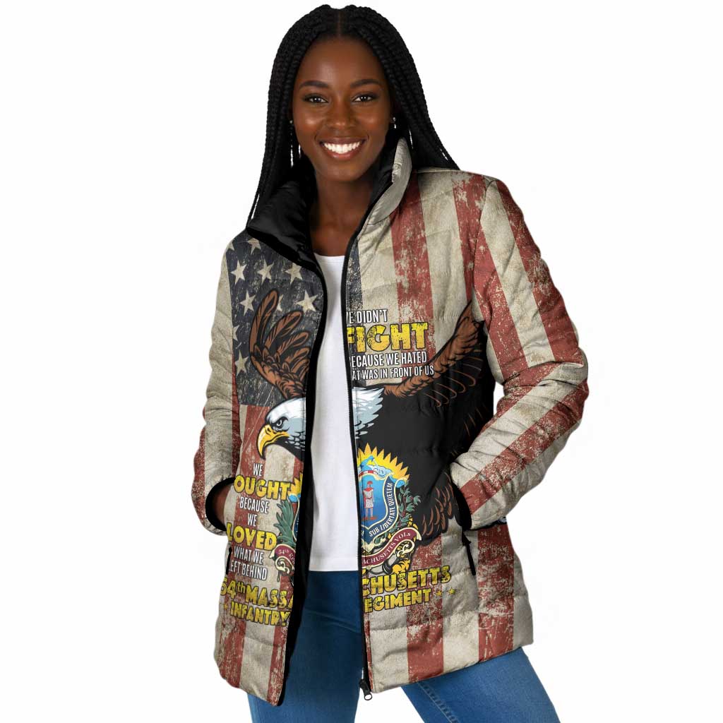 54th Massachusetts Infantry Regiment Padded Jacket American Eagle - African Pride
