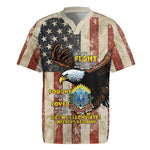 54th Massachusetts Infantry Regiment Rugby Jersey American Eagle - African Pride