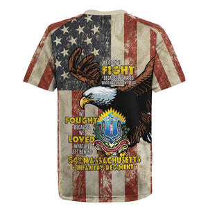 54th Massachusetts Infantry Regiment Rugby Jersey American Eagle - African Pride