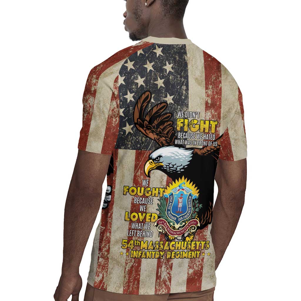 54th Massachusetts Infantry Regiment Rugby Jersey American Eagle - African Pride