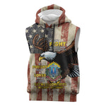 54th Massachusetts Infantry Regiment Sleeveless Hoodie American Eagle - African Pride