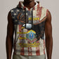 54th Massachusetts Infantry Regiment Sleeveless Hoodie American Eagle - African Pride