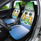 Personalised Sierra Leone Independence Day Car Seat Cover Coat Of Arms Flag Map
