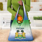 Personalised Sierra Leone Independence Day Grocery Bag Coat Of Arms Flag Map