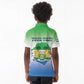 Personalised Sierra Leone Independence Day Kid Polo Shirt Coat Of Arms Flag Map