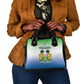 Personalised Sierra Leone Independence Day Shoulder Handbag Coat Of Arms Flag Map