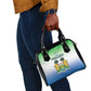 Personalised Sierra Leone Independence Day Shoulder Handbag Coat Of Arms Flag Map