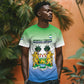 Personalised Sierra Leone Independence Day T shirt Coat Of Arms Flag Map
