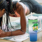 Personalised Sierra Leone Independence Day Tumbler With Handle Coat Of Arms Flag Map