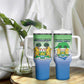 Personalised Sierra Leone Independence Day Tumbler With Handle Coat Of Arms Flag Map